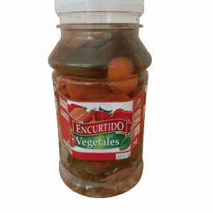 Encurtido Mixto de Vegetales Pomo 500g